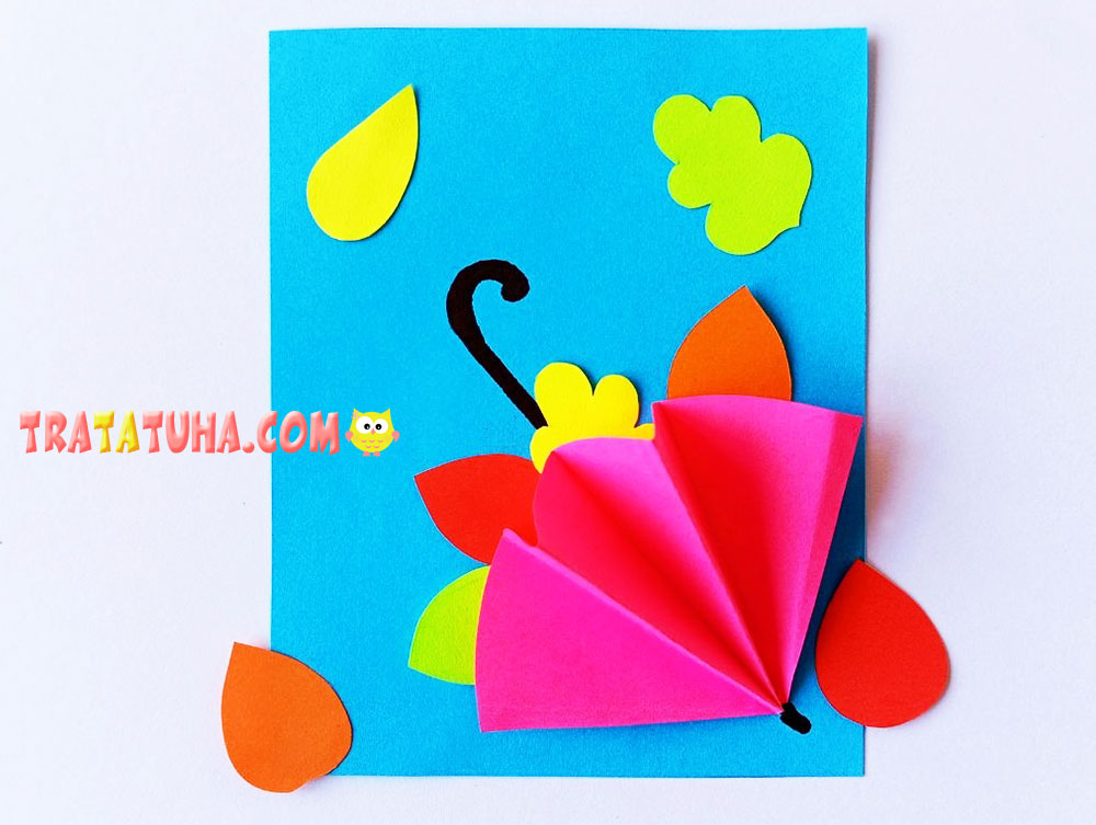 Autumn Umbrella Craft