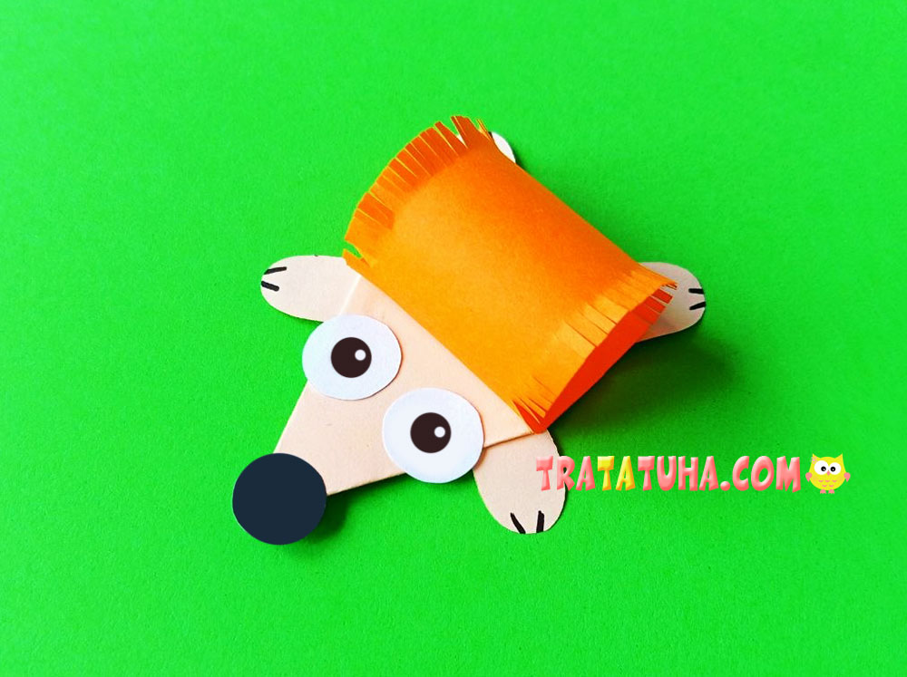 Paper Hedgehog Craft for Kids