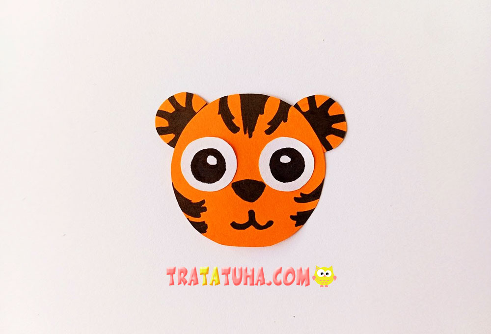 Tiger Craft from Colored Paper