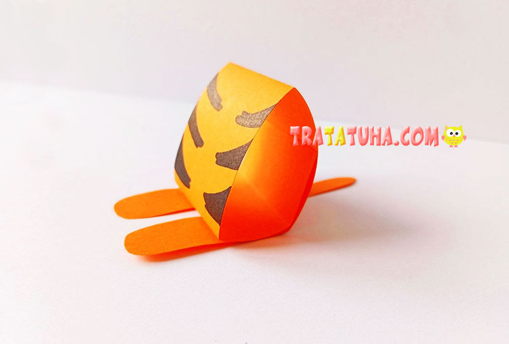 Tiger Craft from Colored Paper