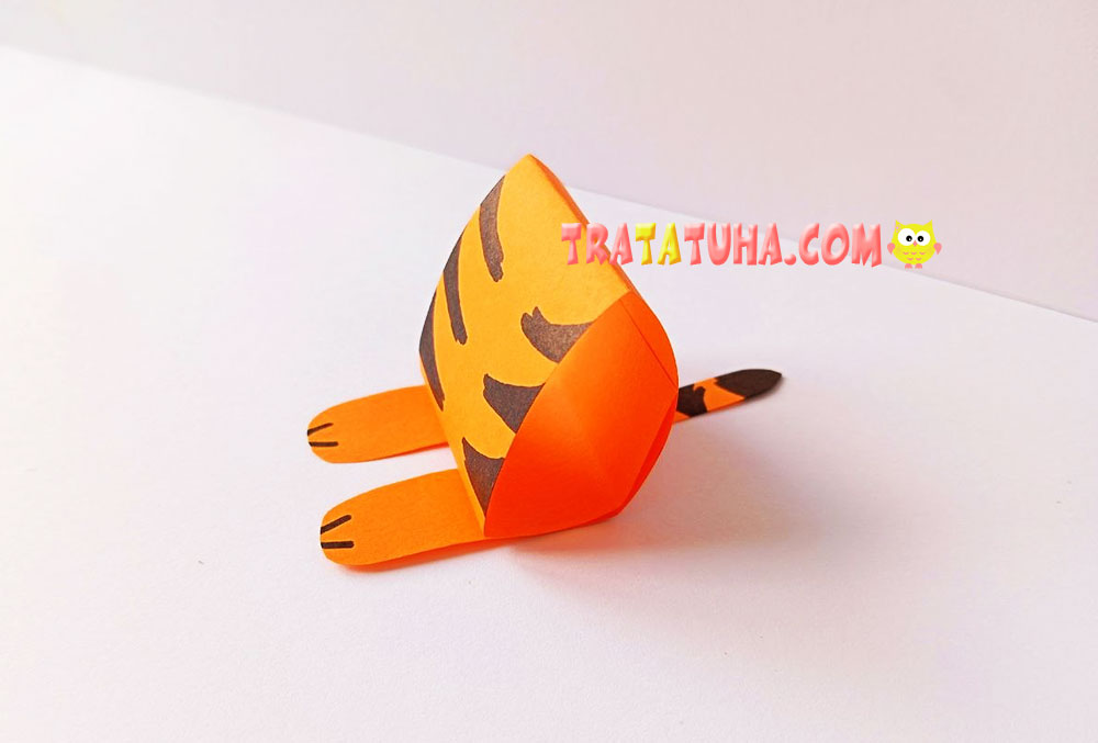 Tiger Craft from Colored Paper