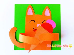 Ice Cream Cat Craft