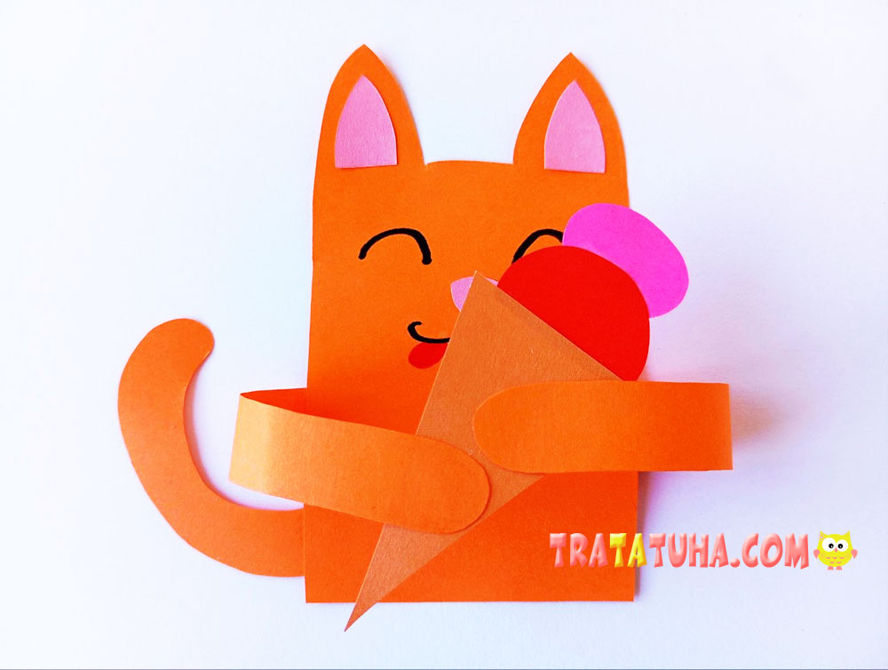 Ice Cream Cat Craft