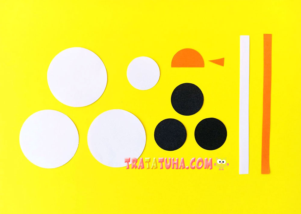 Paper Circle Stork Craft for Kids