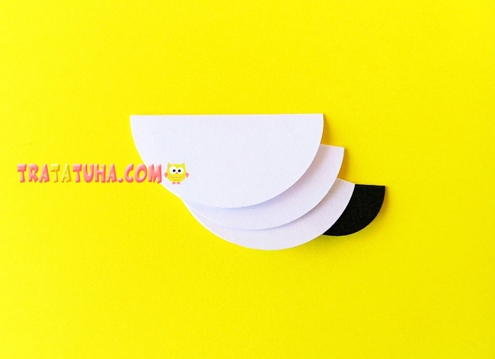 Paper Circle Stork Craft for Kids