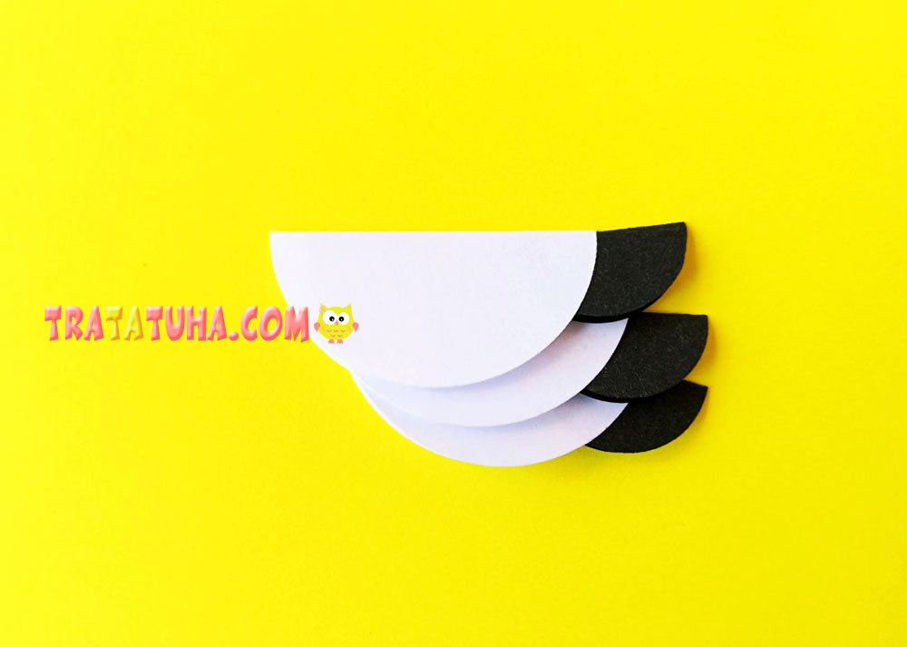 Paper Circle Stork Craft for Kids