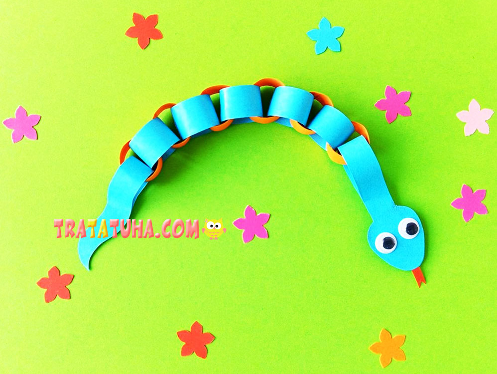 Paper Ring Snake Craft