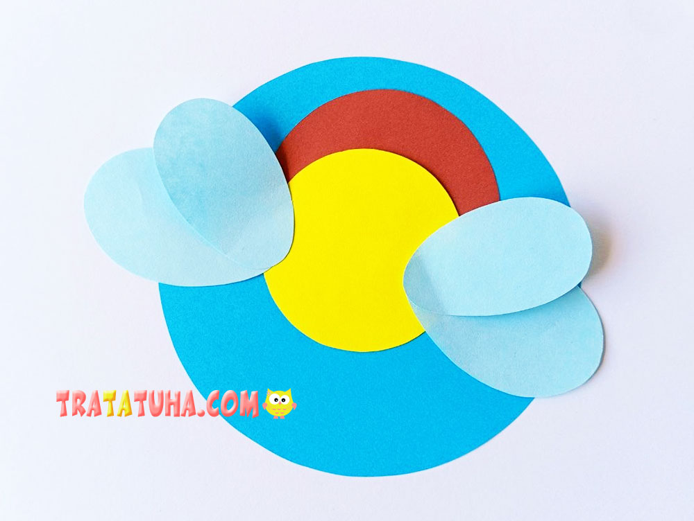 Bee Craft Made from Paper Circles