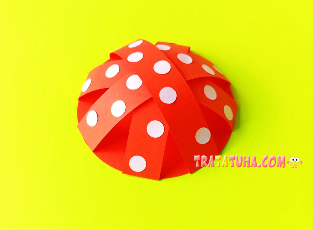 Toilet Paper Roll Fly Agaric Mushroom Craft
