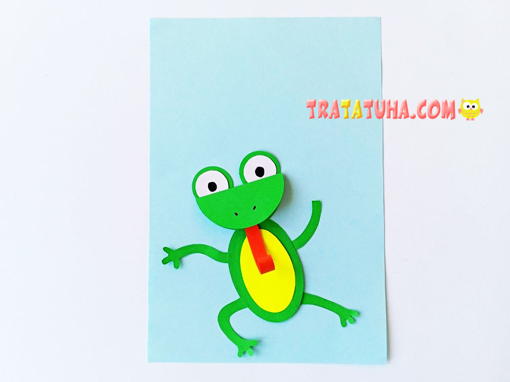 Frog with an Umbrella Craft