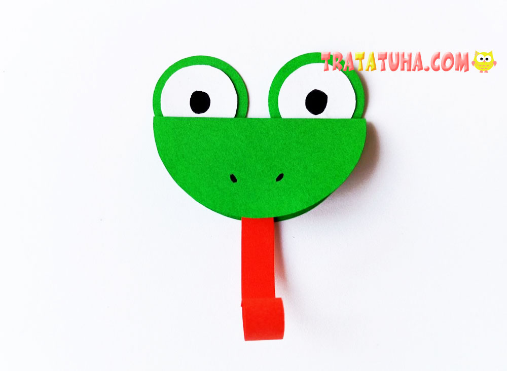 Frog with an Umbrella Craft