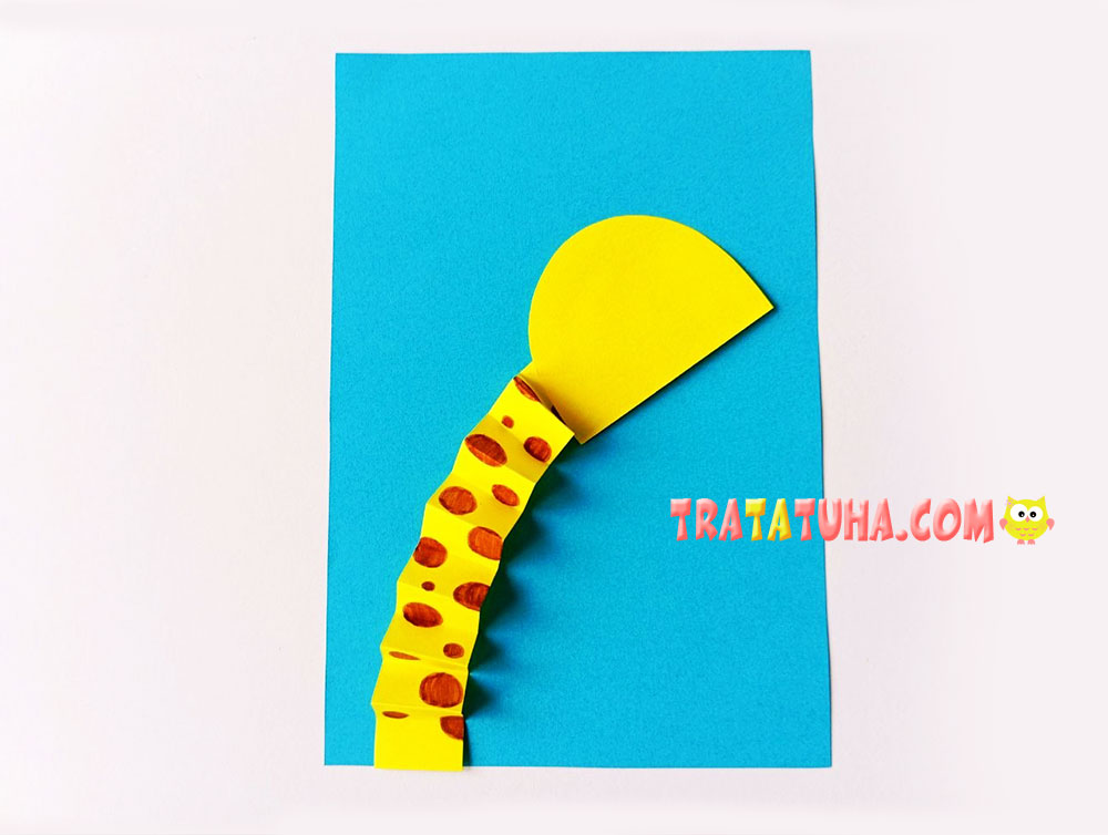 Giraffe Paper Craft for Kids