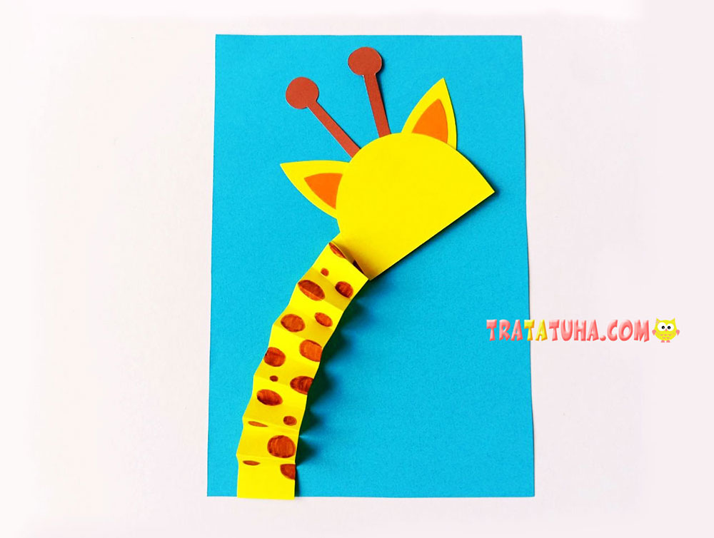 Giraffe Paper Craft for Kids