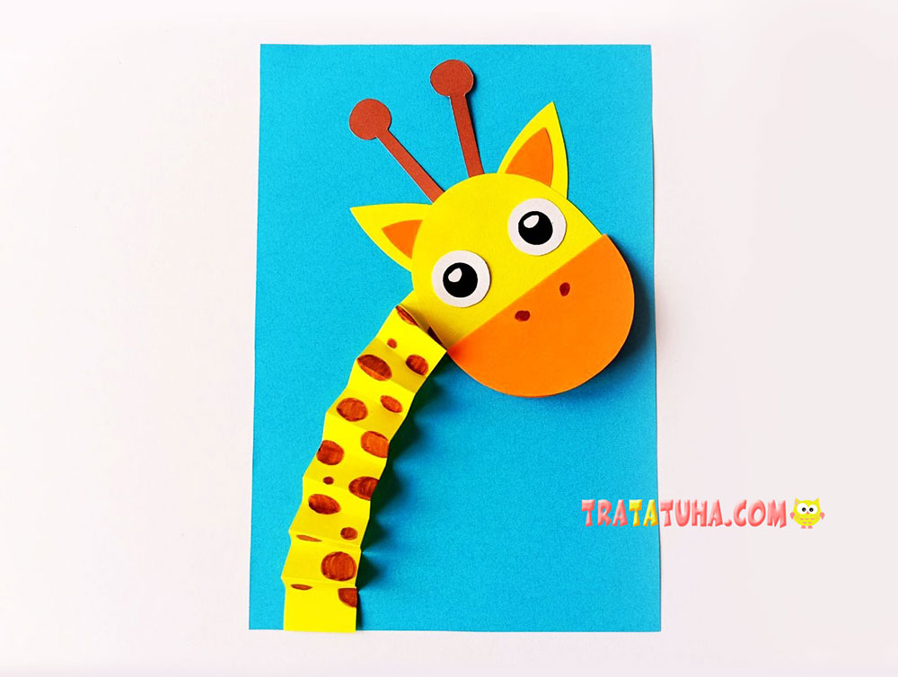 Giraffe Paper Craft for Kids