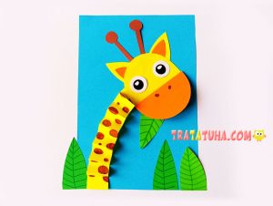 Giraffe Paper Craft for Kids