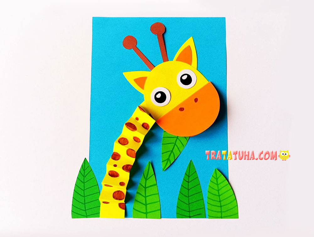 Giraffe Paper Craft for Kids