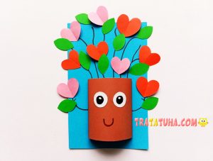 Heart Tree Craft for Kids
