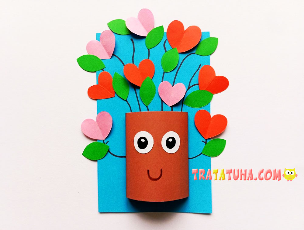 Heart Tree Craft for Kids