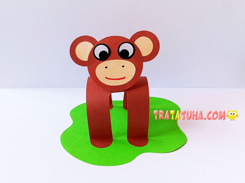 Monkey Craft for Kids