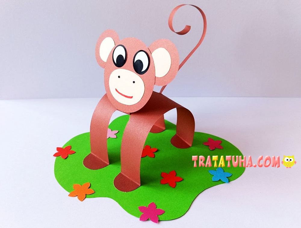 Monkey Craft for Kids
