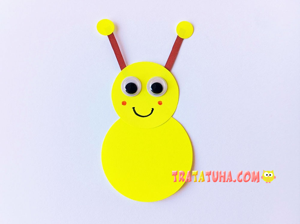 Paper Bee Bracelet Craft