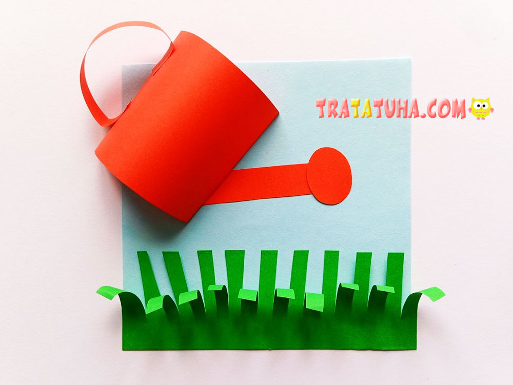 Watering Can Paper Craft