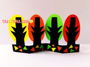 How to Make a Paper Autumn Forest