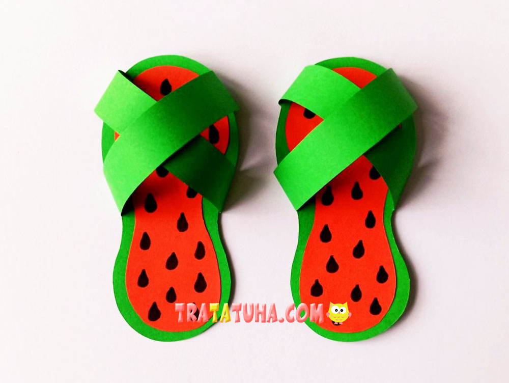 How to Make Paper Flip-Flops