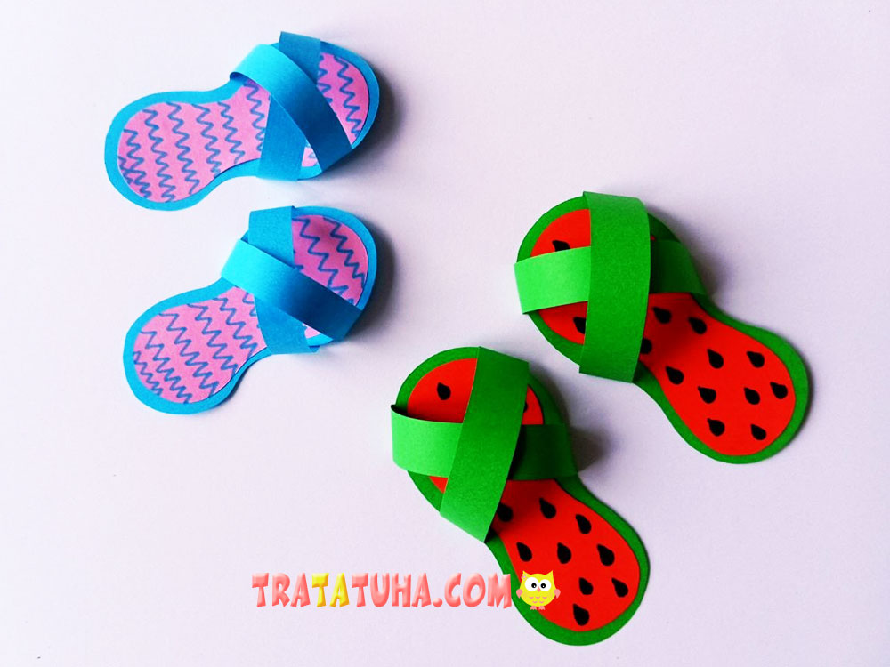 How to Make Paper Flip-Flops
